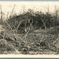 WWI SNIPERS POST COMMANDING CROSSROADS ANTIQUE REAL PHOTO POSTCARD RPPC