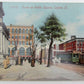 CANTON OHIO SCENE ON PUBLIC SQUARE ANTIQUE POSTCARD