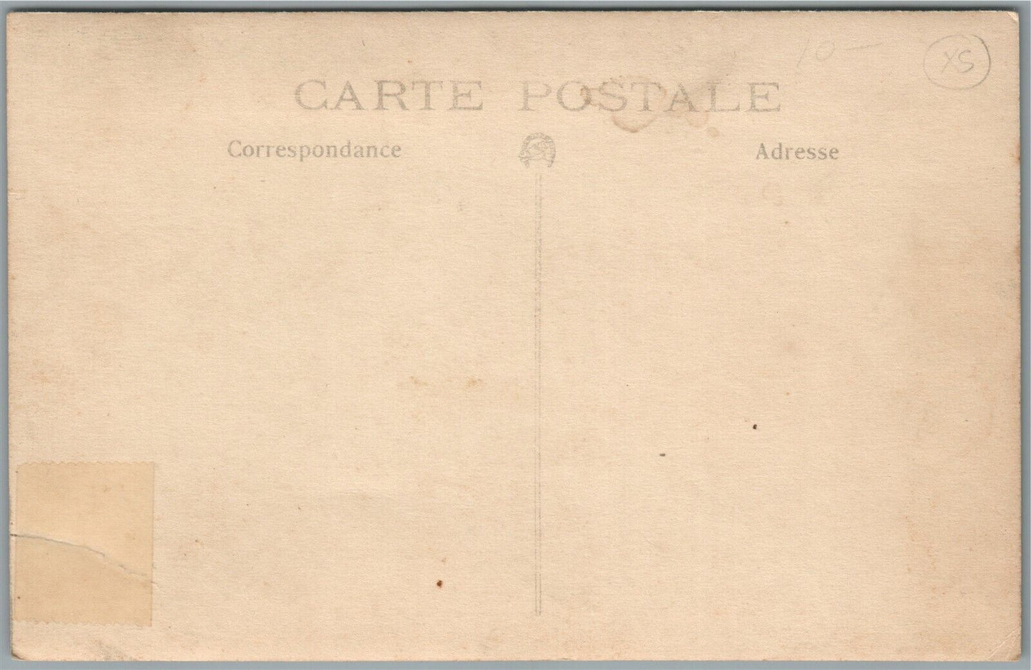 FRENCH AIRPLANE WWI ERA ANTIQUE REAL PHOTO POSTCARD RPPC