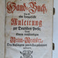 1743 JOHANN HUBNERS GERMAN POETRY antique HANDTOOLED PIGSKIN Poetisches Handbuch