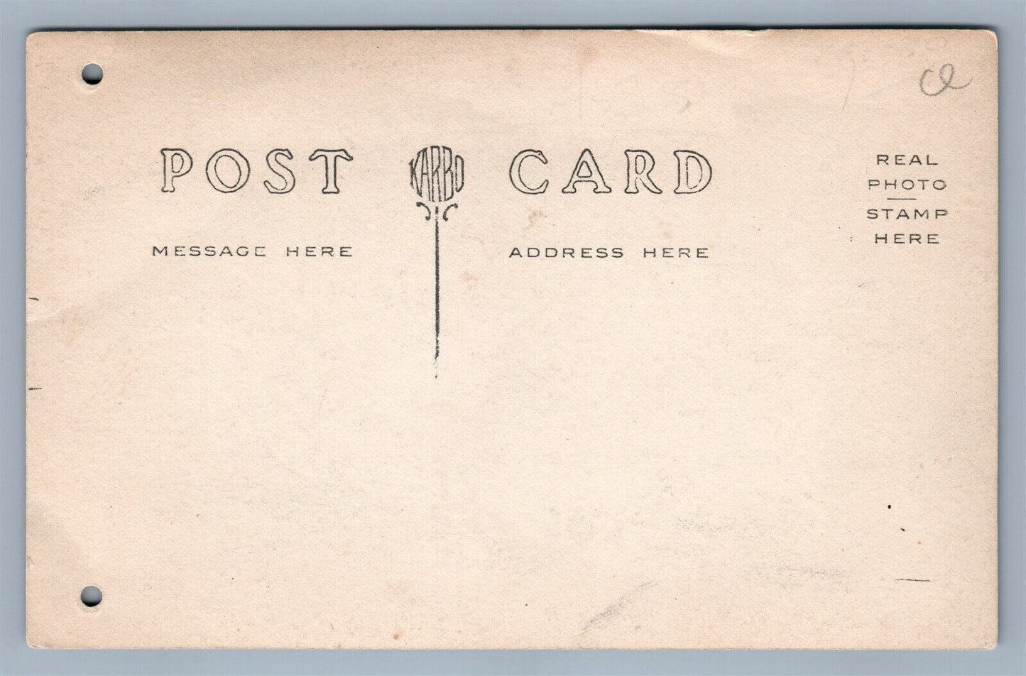 ANTRIM PA STREET SCENE ANTIQUE REAL PHOTO POSTCARD RPPC