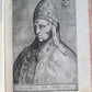 1568 ILLUSTRATED w/28 POPE PORTRAITS XXVII PONTIFICUM ELOGIA ET IMAGINES antique