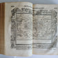 1578 COSMOGRAPHY by Sebastian Munster antique RARE ILLUSTRATED w/ MAPS PIGSKIN