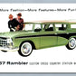 1957 RAMBLER CAR VINTAGE ADVERTISING POSTCARD