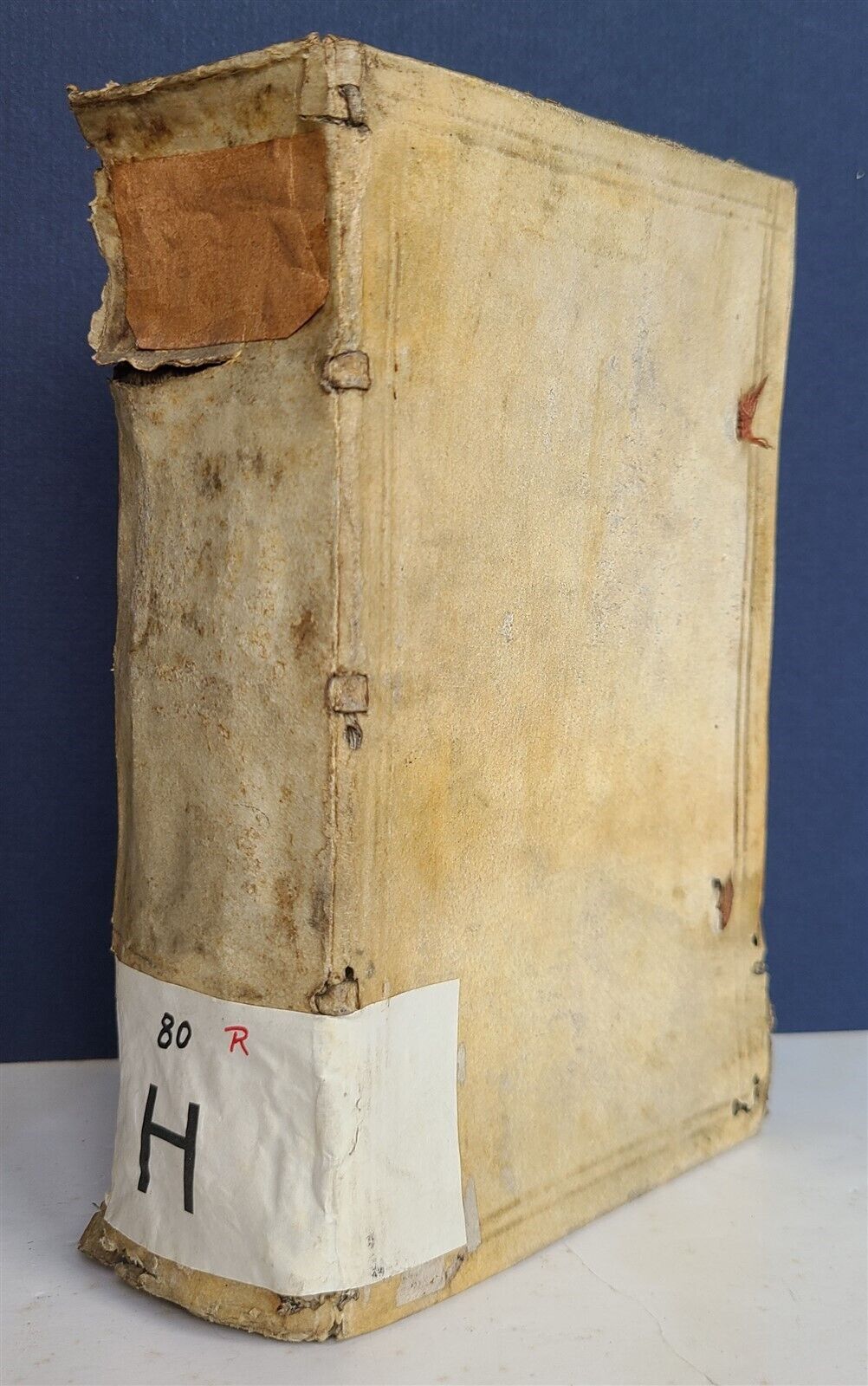 1615-1616 THEOLOGY WORKS by Pierre de Besse antique VELLUM BOUND