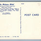 MIAMI BEACH FL MALVERN MOTEL ADVERTISING VINTAGE POSTCARD