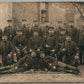 GROUP of GERMAN WWI SOLDIERS w/ RIFLES ANTIQUE REAL PHOTO POSTCARD RPPC