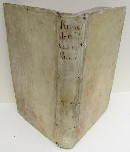 1741 VELLUM BOUND ANTIQUE FOLIO N. Fermosini HISPANI EPISCOPI OFFICIS ET SACRIS