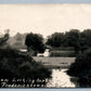 FREDERICKTOWN OH MILL DAM ANTIQUE REAL PHOTO POSTCARD RPPC