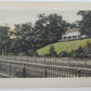 VINTAGE POSTCARD RAILROAD STATION NEAR PITTSBURGH PENNSYLVANIA railway train