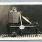 CAT IN COOKING POT ANTIQUE REAL PHOTO POSTCARD RPPC