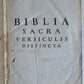 1675 BIBLE in LATIN ANTIQUE FOLIO printed in Lyon France