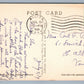 NORWALK CT AFTER FISHING TRIP VINTAGE POSTCARD