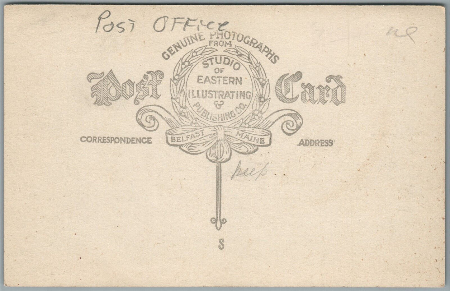 LYNDON CTR. VT G.W.RINES GENERAL STORE ANTIQUE REAL PHOTO POSTCARD RPPC