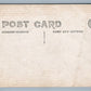 MEN PLAYING CARDS ANTIQUE REAL PHOTO POSTCARD RPPC