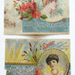 TOLEDO OH SET of 2 ANTIQUE VICTORIAN TRADE CARDS VIOLA CREAM ADVERTISING