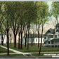WESTFIELD NJ PRESBYTERIAN CHURCH ANTIQUE POSTCARD w/ CORK CANCEL