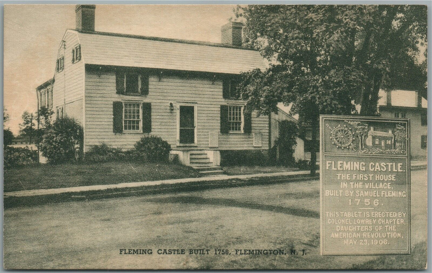 FLEMINGTON NJ CASTLE ANTIQUE POSTCARD