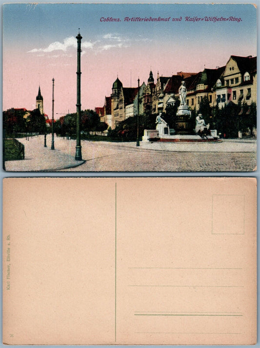 COMBLENZ KOMBLENZ GERMANY ANTIQUE POSTCARD