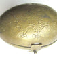 HONG KONG MADE VINTAGE BRASS EGG SHAPE CONTAINER marked box BIRD DESIGN