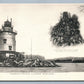 TARRYHOUSE NY LIGHTHOUSE UNDIVIDED ANTIQUE POSTCARD