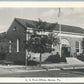 MUNCY PA US POST OFFICE VINTAGE POSTCARD