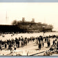 ASBURY PARK NJ SS MORRO CASTLE ANTIQUE REAL PHOTO POSTCARD RPPC