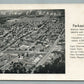 PERKASIE PA AIRPLANE VIEW ANTIQUE POSTCARD