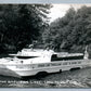 LAKE DELTON WI AMPHIBIAN LINES BOAT VINTAGE REAL PHOTO POSTCARD RPPC