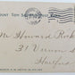 VINTAGE 1906 POSTCARD ROCK CUT MT. TOM HOLYOKE MASS. train railway railroad
