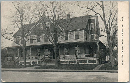 MOUNTAINHOME PA MOUNT AIRY HOUSE ANTIQUE POSTCARD