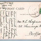 ALDEN NY EWELL FREE LIBRARY 1915 ANTIQUE POSTCARD