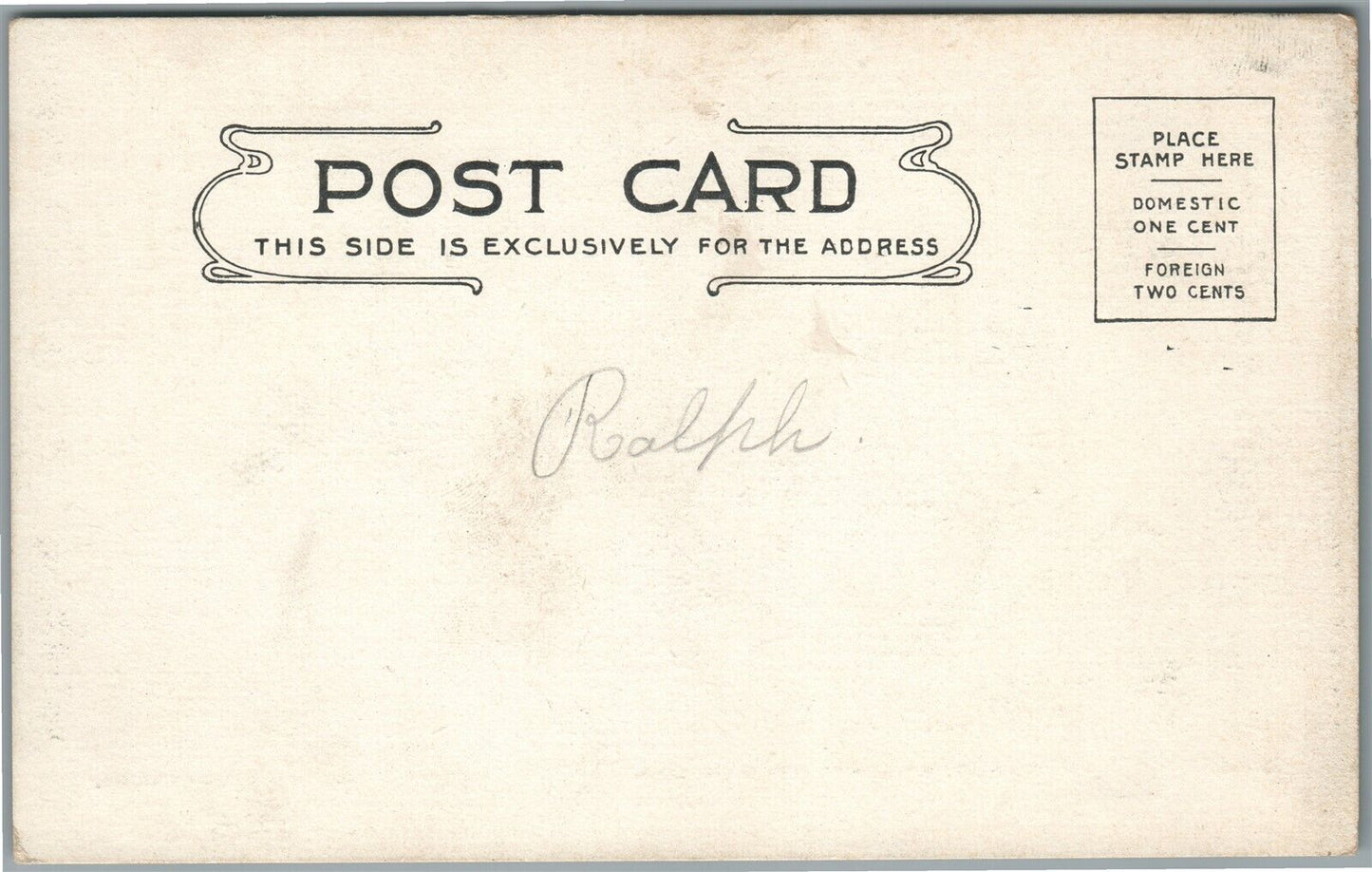 NEWTOWN CREEK PA NESHAMINY UNDIVIDED ANTIQUE POSTCARD