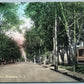 WASHINGTON NJ WASHINGTON AVE. ANTIQUE POSTCARD w/ CORK CANCEL