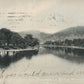 WARREN ALLEGHENY RIVER FROM SUSPENSION BRIDGE 1907 UNDIVIDED ANTIQUE POSTCARD