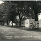 SHERWOOD MI WEAVER'S PARK UNION LAKE VINTAGE REAL PHOTO POSTCARD RPPC