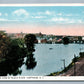 CARTHAGE NY VIEW OF BLACK RIVER ANTIQUE POSTCARD
