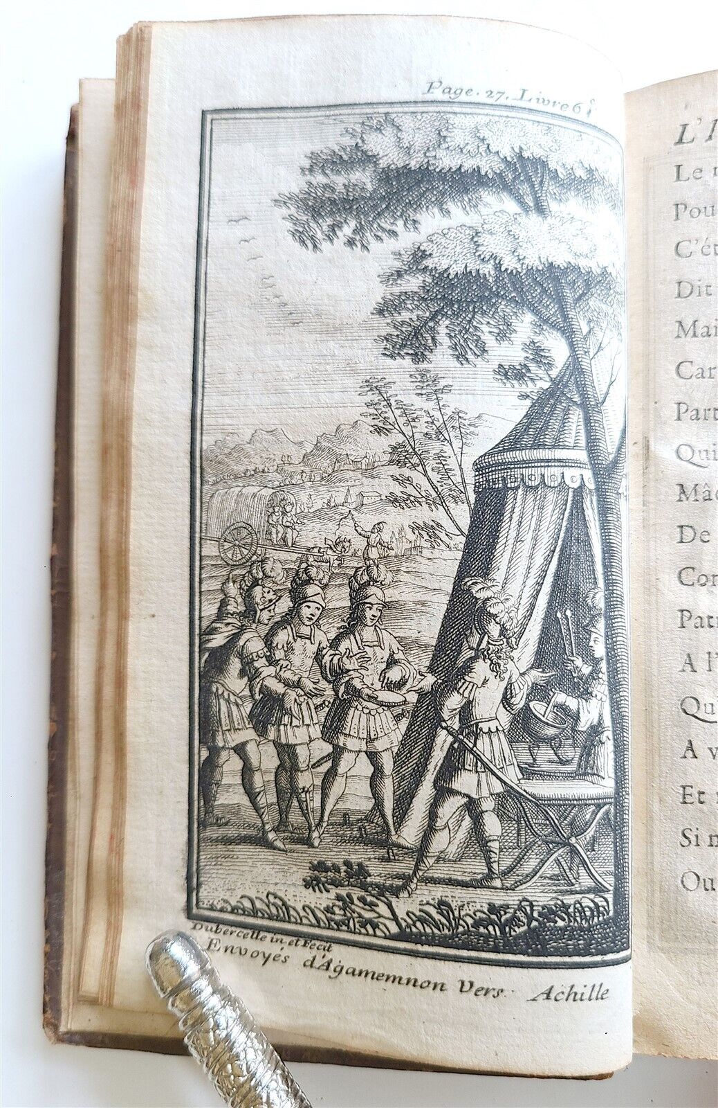 1716 ILIAD by HOMER 2 VOLUMES ILLUSTRATED antique L'HOMER TRAVESTI OU L'ILIADE