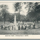 SPRINGFIELD MA BENTON PARK ANTIQUE POSTCARD