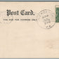 NICHOLSON PA POSTAL SERVICE ANTIQUE POSTCARD