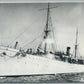 MILITARY SHIP USS PRAIRIE AUXILARY CRUISER VINTAGE REAL PHOTO POSTCARD RPPC