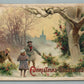 JOHN WINSCH CHRISTMAS GREETINGS ANTIQUE POSTCARD