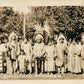 SIOUX INDIANS MANDAN ND 1930 VINTAGE REAL PHOTO POSTCARD RPPC