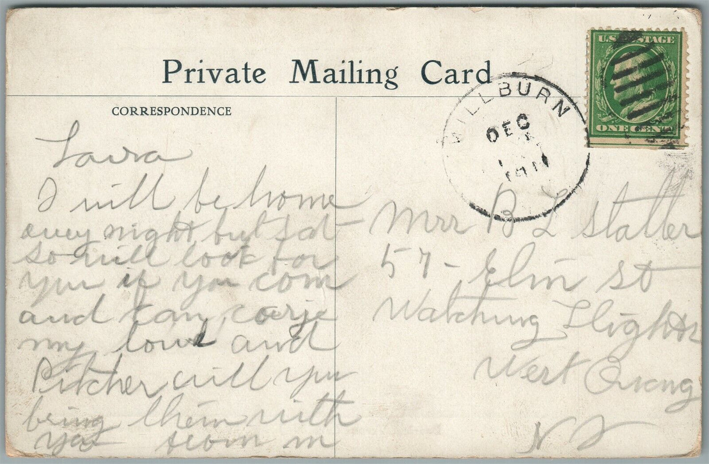 VERONA LAKE NJ BOATING ANTIQUE POSTCARD