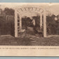 WASHINGTON CROSSING PARK NJ DAUGHTERS OF REVOLUTION GARDEN ANTIQUE POSTCARD