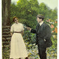 1913 ANTIQUE ROMANTIC POSTCARD - IT'S EASY TO STRING THEM IN ALLENTOWN PA