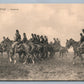 WWI BELGIAN ARMY CAVALRY ANTIQUE POSTCARD