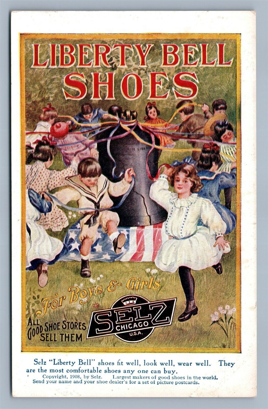 LEWISBURG PA GROOVER & BRO DRY GOOD SHOES DEALER ADVERTISING ANTIQUE POSTCARD