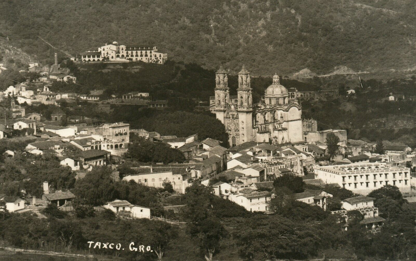 TAXCO MEXICO VINTAGE REAL PHOTO POSTCARD RPPC