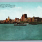 SHANGHAI CHINA ANIMATED TOWN & STREET VINTAGE POSTCARD